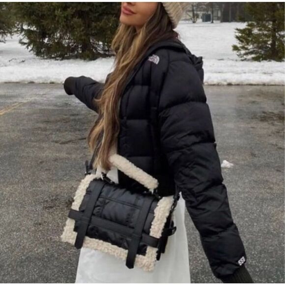 ZARA QUILTED CITY BAG Blogger’s Favourite Leather Sherpa - Picture 3 of 16